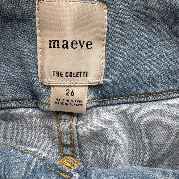 Maeve Colette Crop High-Rise Wide Leg jeans - Picture 2 of 3